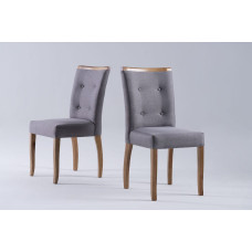 Cadeira REF. 52 Giovana Estofada - Madeira maciça de Jequitibá