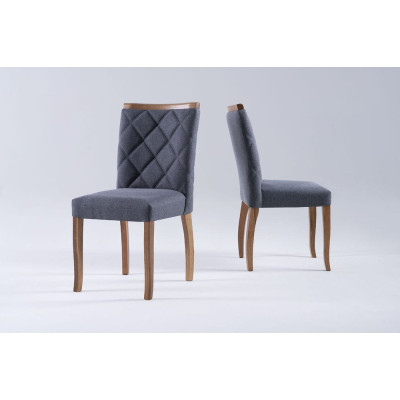 Cadeira REF. 54 Marina Estofada - Madeira maciça de Jequitibá