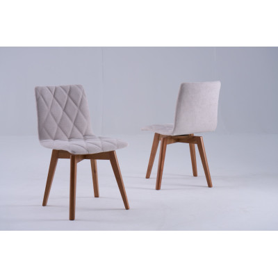 Cadeira REF. 101 Luana - Giratória Maciça de Jequitibá 