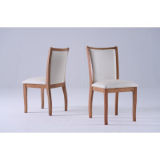 Cadeira REF. 57 Virgínia Estofada - Madeira maciça de Jequitibá