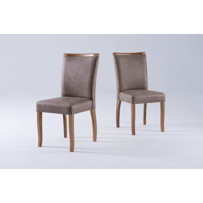 Cadeira REF. 56 Bruna Estofada - Madeira maciça de Jequitibá