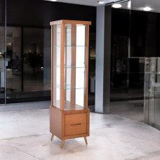 Cristaleira Giovana REF. 906 1Porta e 1 Gaveta, Sem Luminária