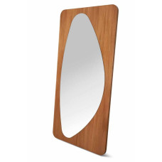 Quadro Espelho Zyan 2,00 x 1,00 Laminado em Cinamomo