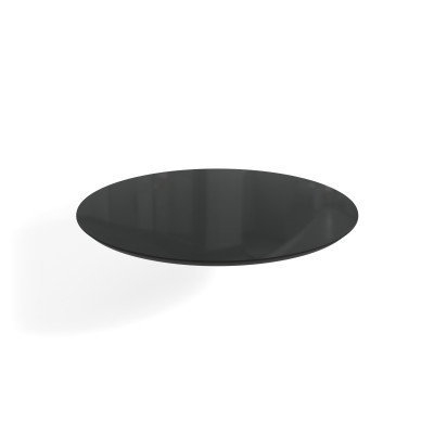 Tampo Redondo 105 cm Diâmetro Preto