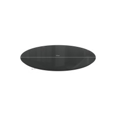 Tampo Redondo 105 cm Diâmetro Preto
