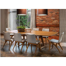 Mesa de Jantar Alba Tampo 100% Madeira Maciça