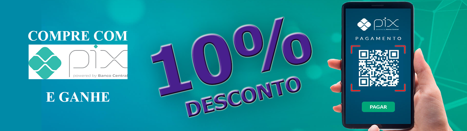 Compre com PIX e Ganhe 10% de Desconto