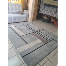 Tapete Nacional 2,50 X 2,00 REF 420016 Mesclado Cinza Pronta Entrega