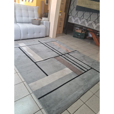 Tapete Nacional 2,50 X 2,00 REF 420016 Mesclado Cinza Pronta Entrega